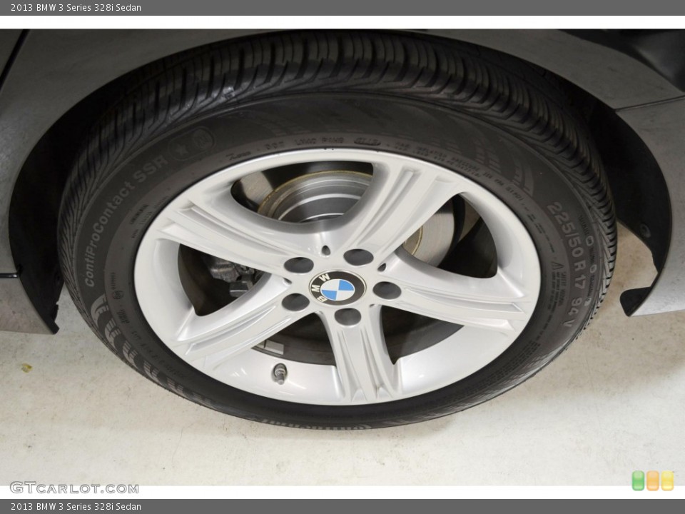 2013 BMW 3 Series 328i Sedan Wheel and Tire Photo #92332701