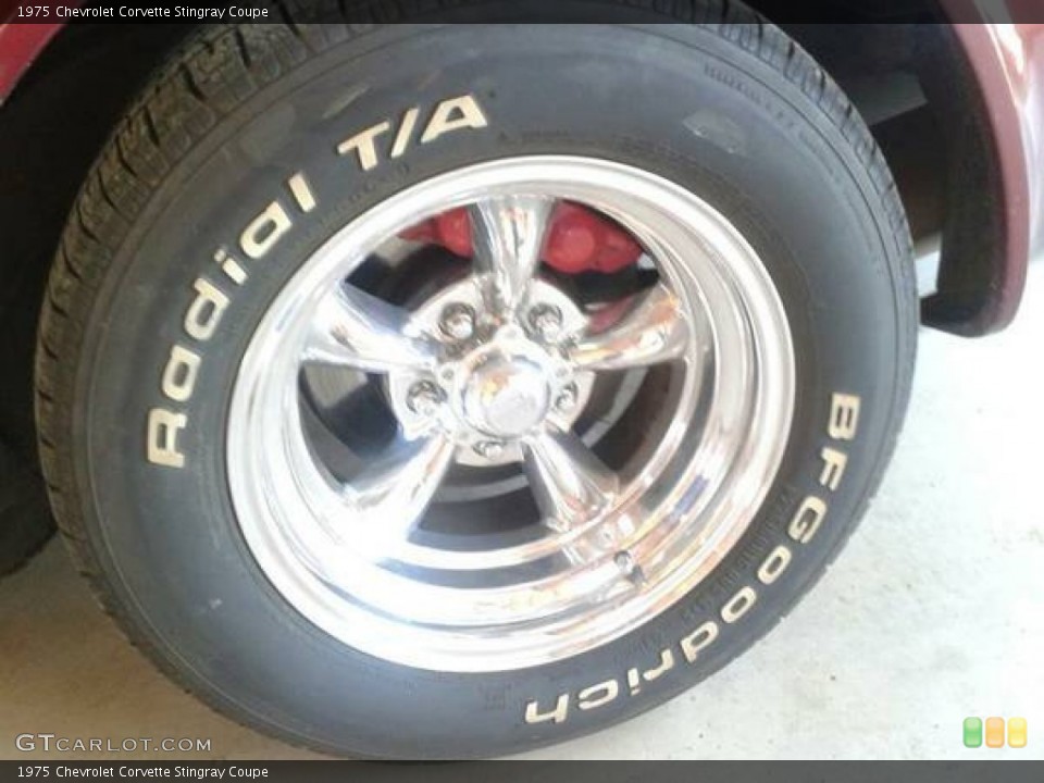 1975 Chevrolet Corvette Custom Wheel and Tire Photo #92345598