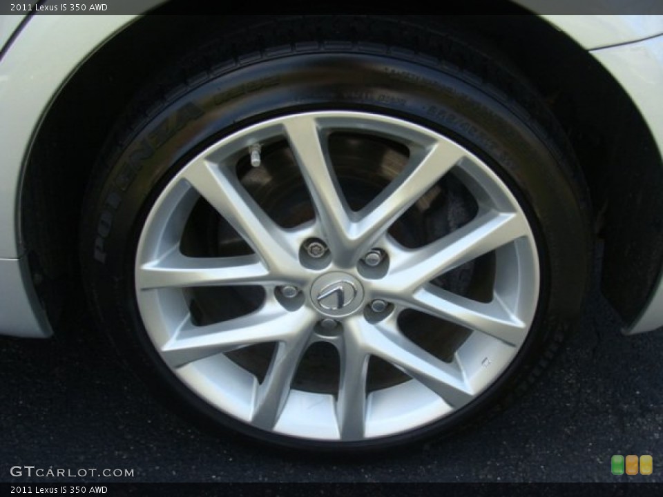 2011 Lexus IS 350 AWD Wheel and Tire Photo #92346567