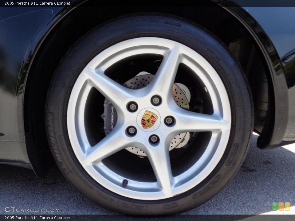 2005 Porsche 911 Carrera Cabriolet Wheel and Tire Photo #92362340