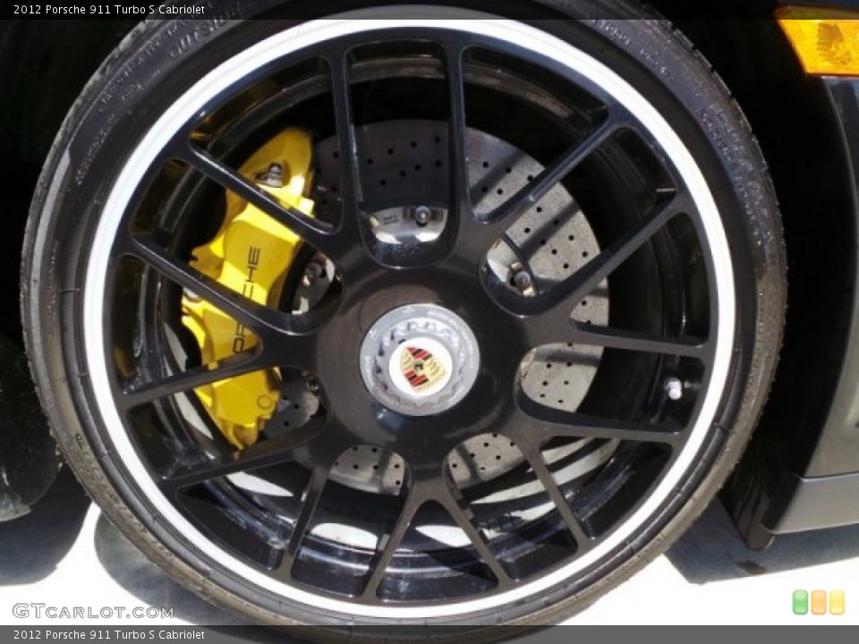 2012 Porsche 911 Turbo S Cabriolet Wheel and Tire Photo #92371338