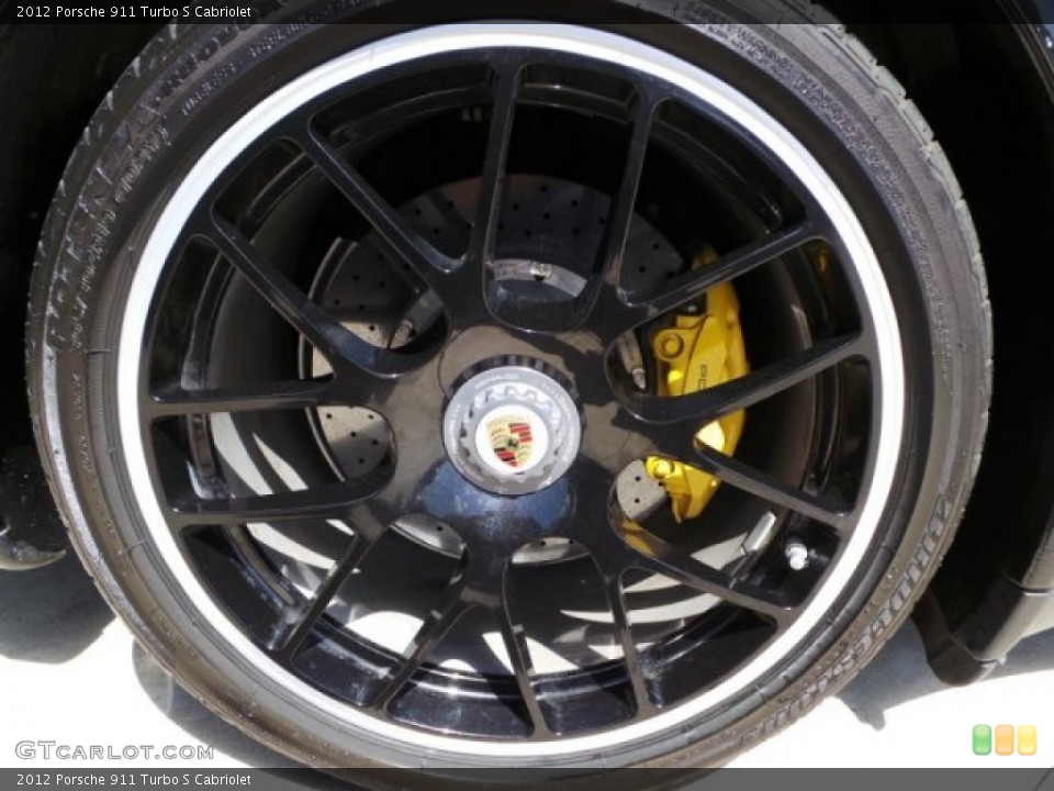 2012 Porsche 911 Turbo S Cabriolet Wheel and Tire Photo #92371362