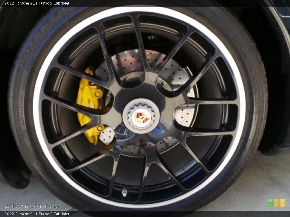 2012 Porsche 911 Turbo S Cabriolet Wheel and Tire Photo #92371386