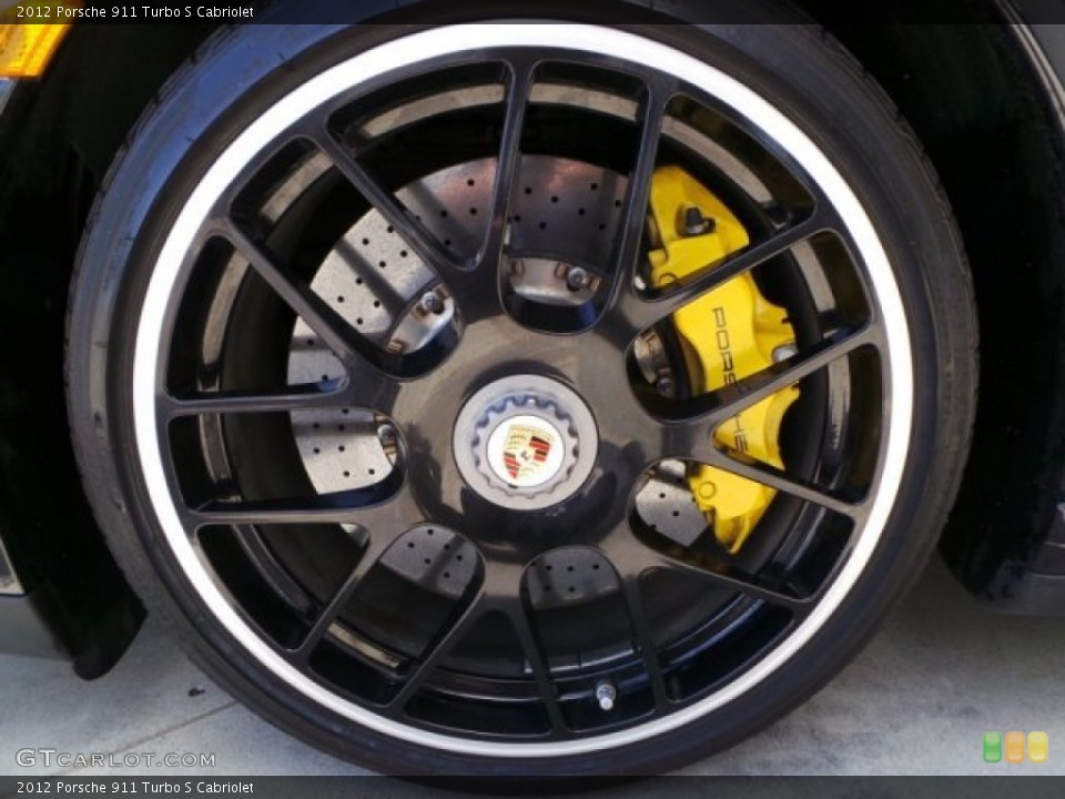 2012 Porsche 911 Turbo S Cabriolet Wheel and Tire Photo #92371410