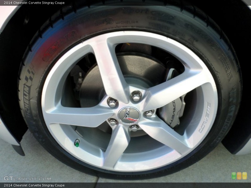 2014 Chevrolet Corvette Stingray Coupe Wheel and Tire Photo #92373489