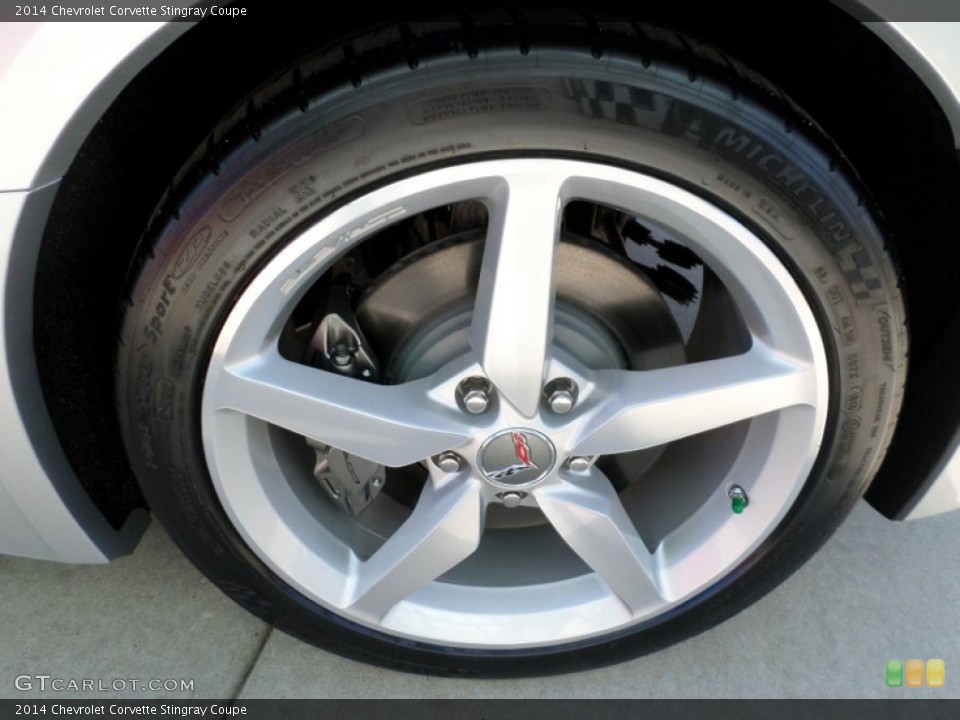 2014 Chevrolet Corvette Stingray Coupe Wheel and Tire Photo #92373506