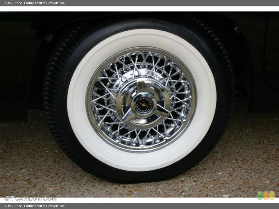 1957 Ford Thunderbird Convertible Wheel and Tire Photo #92391105