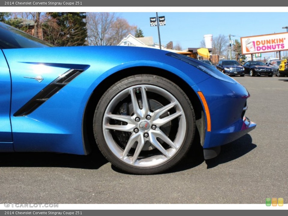 2014 Chevrolet Corvette Stingray Coupe Z51 Wheel and Tire Photo #92406159