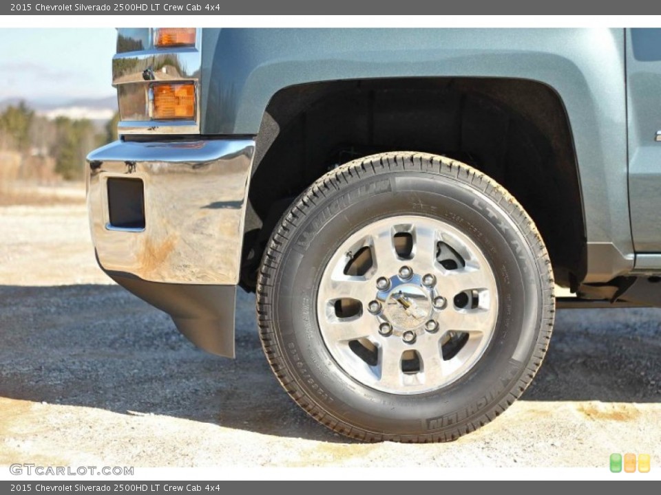 2015 Chevrolet Silverado 2500HD LT Crew Cab 4x4 Wheel and Tire Photo #92412510