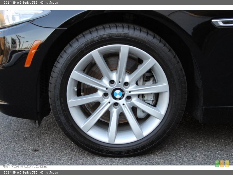 2014 BMW 5 Series 535i xDrive Sedan Wheel and Tire Photo #92416443