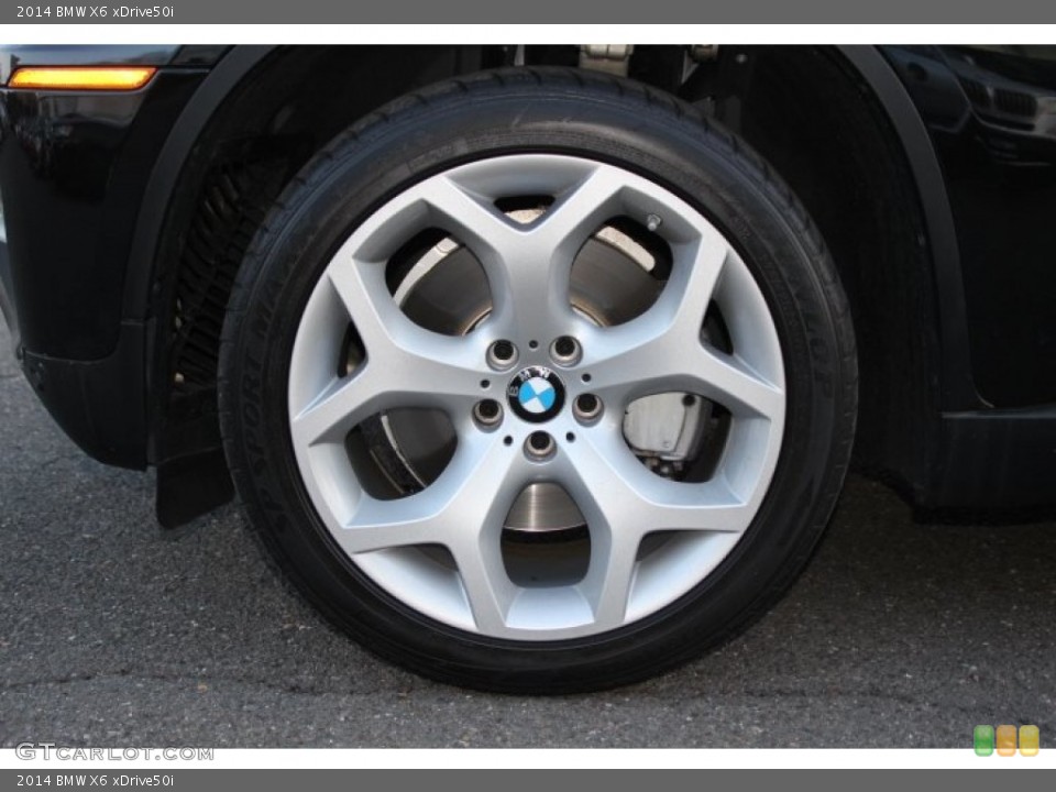 2014 BMW X6 xDrive50i Wheel and Tire Photo #92436595