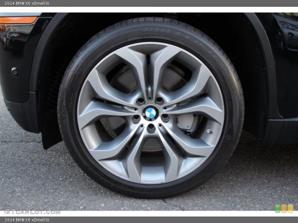 2014 BMW X6 xDrive50i Wheel and Tire Photo #92437315