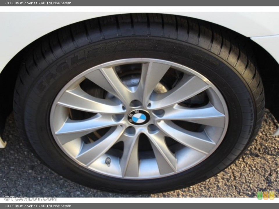 2013 BMW 7 Series 740Li xDrive Sedan Wheel and Tire Photo #92438076