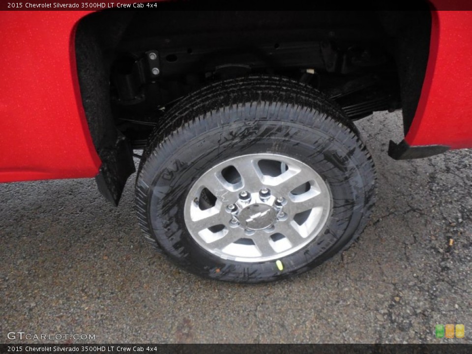 2015 Chevrolet Silverado 3500HD LT Crew Cab 4x4 Wheel and Tire Photo #92450716