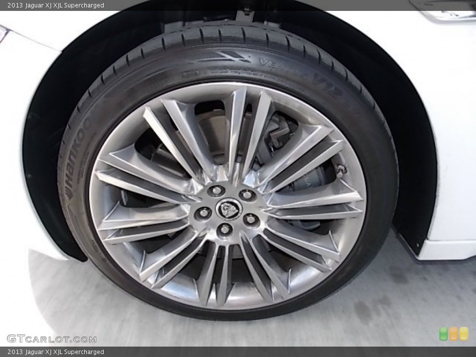 2013 Jaguar XJ XJL Supercharged Wheel and Tire Photo #92461600