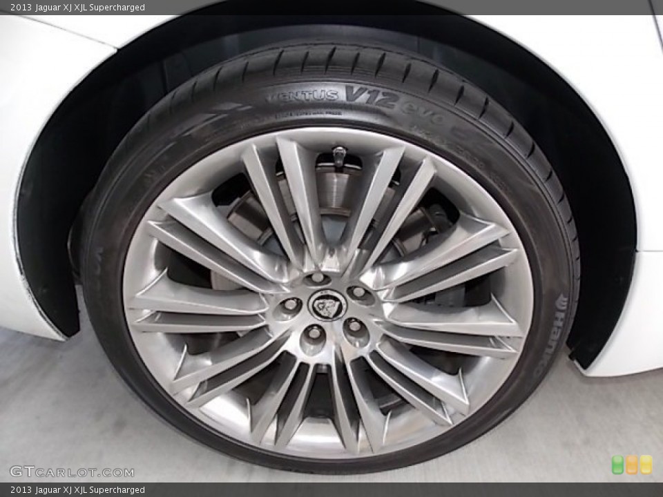 2013 Jaguar XJ XJL Supercharged Wheel and Tire Photo #92461633
