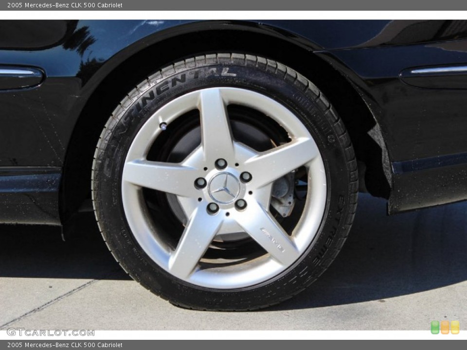 2005 Mercedes-Benz CLK 500 Cabriolet Wheel and Tire Photo #92466655