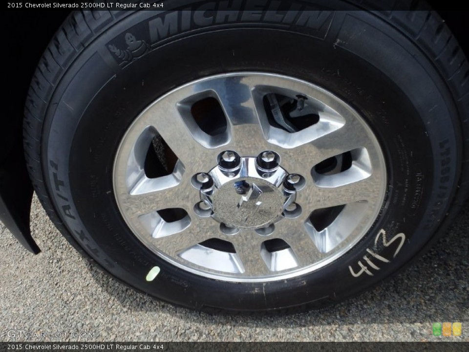 2015 Chevrolet Silverado 2500HD LT Regular Cab 4x4 Wheel and Tire Photo #92468611