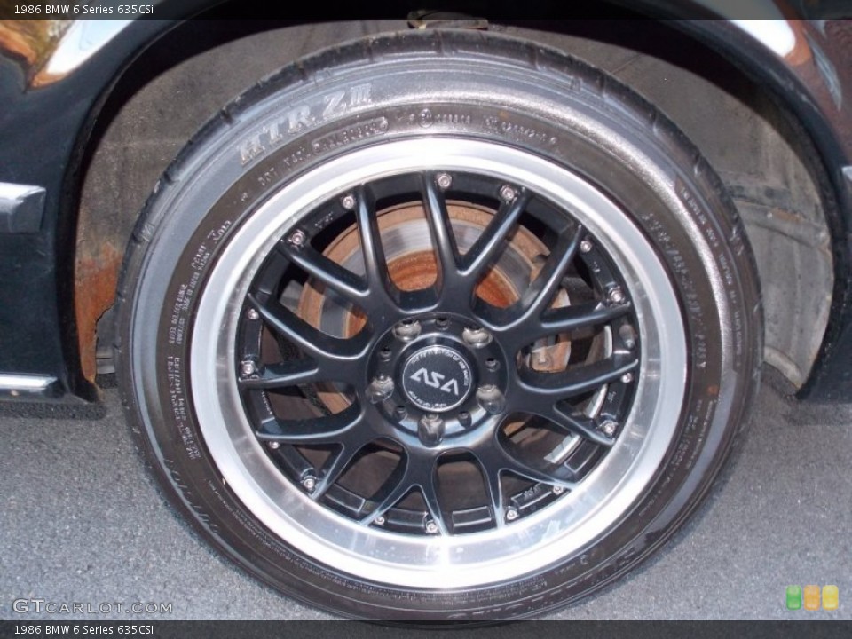 1986 BMW 6 Series Custom Wheel and Tire Photo #92500036