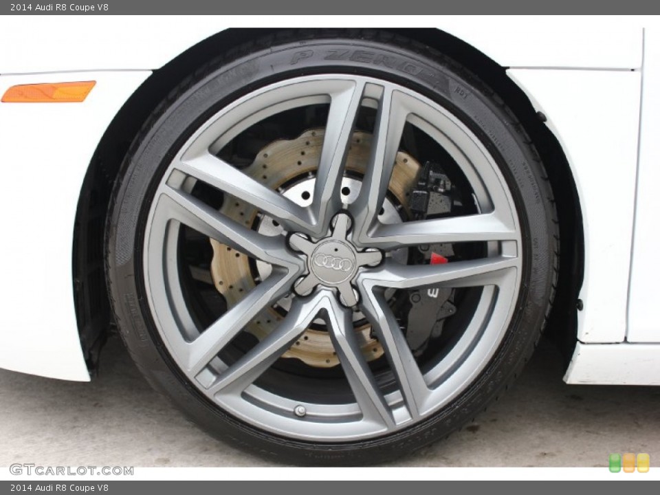 2014 Audi R8 Coupe V8 Wheel and Tire Photo #92513823