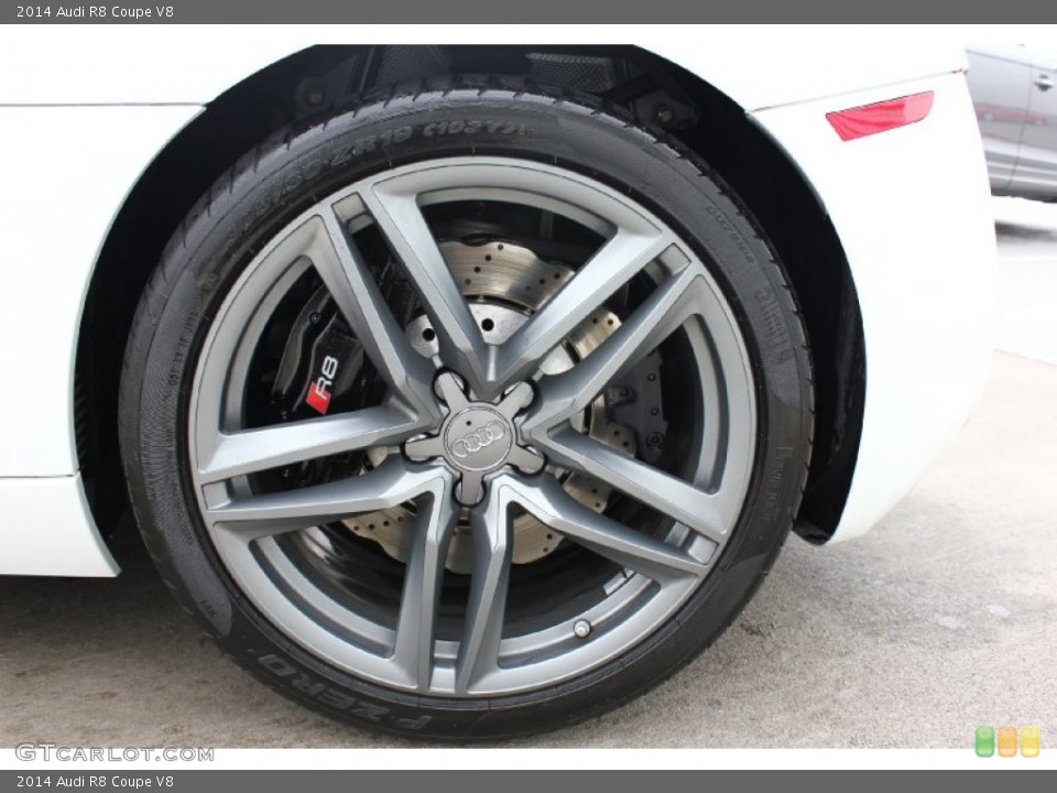 2014 Audi R8 Coupe V8 Wheel and Tire Photo #92513844