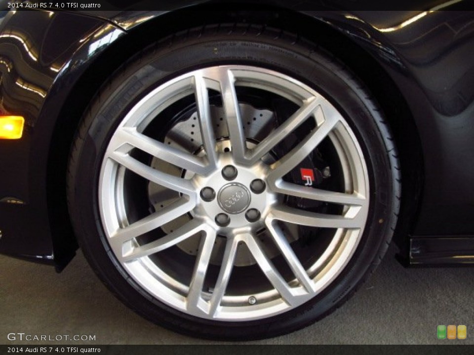 2014 Audi RS 7 4.0 TFSI quattro Wheel and Tire Photo #92515836