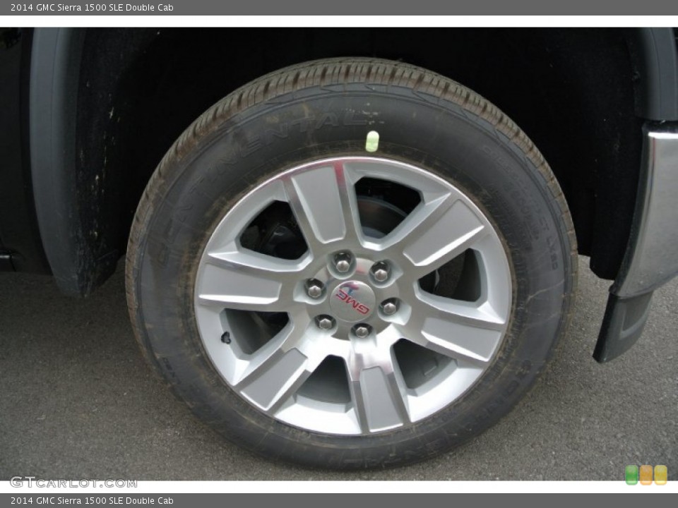 2014 GMC Sierra 1500 SLE Double Cab Wheel and Tire Photo #92516583