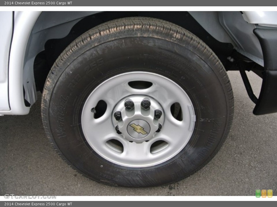 2014 Chevrolet Express 2500 Cargo WT Wheel and Tire Photo #92517690