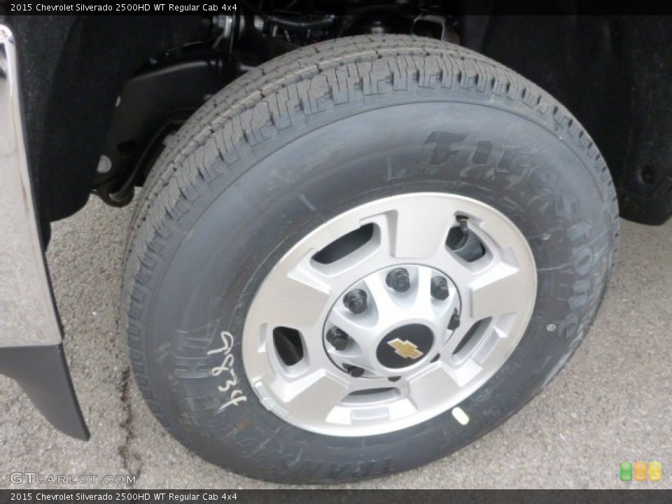 2015 Chevrolet Silverado 2500HD WT Regular Cab 4x4 Wheel and Tire Photo #92517900