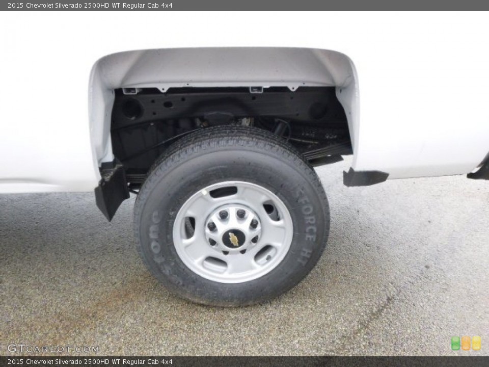 2015 Chevrolet Silverado 2500HD WT Regular Cab 4x4 Wheel and Tire Photo #92520519