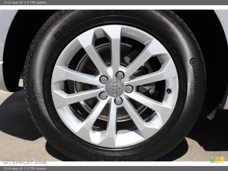 2014 Audi Q5 2.0 TFSI quattro Wheel and Tire Photo #92526389