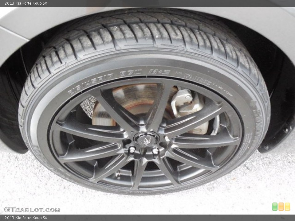 2013 Kia Forte Koup Custom Wheel and Tire Photo #92544582