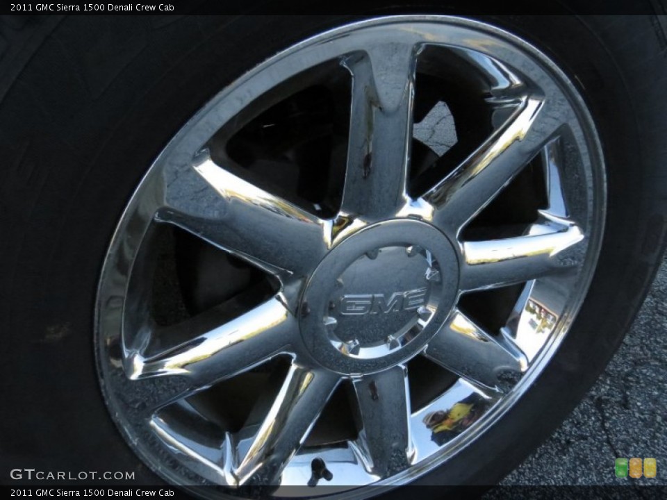 2011 GMC Sierra 1500 Denali Crew Cab Wheel and Tire Photo #92561477