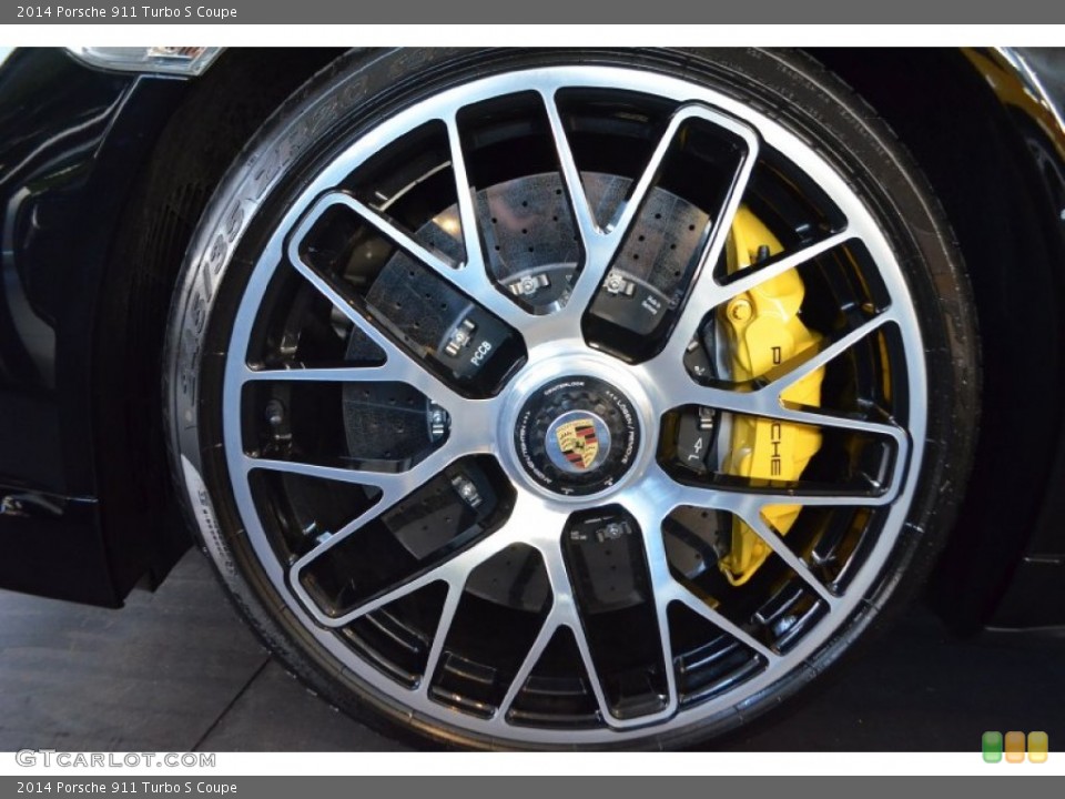 2014 Porsche 911 Turbo S Coupe Wheel and Tire Photo #92563463