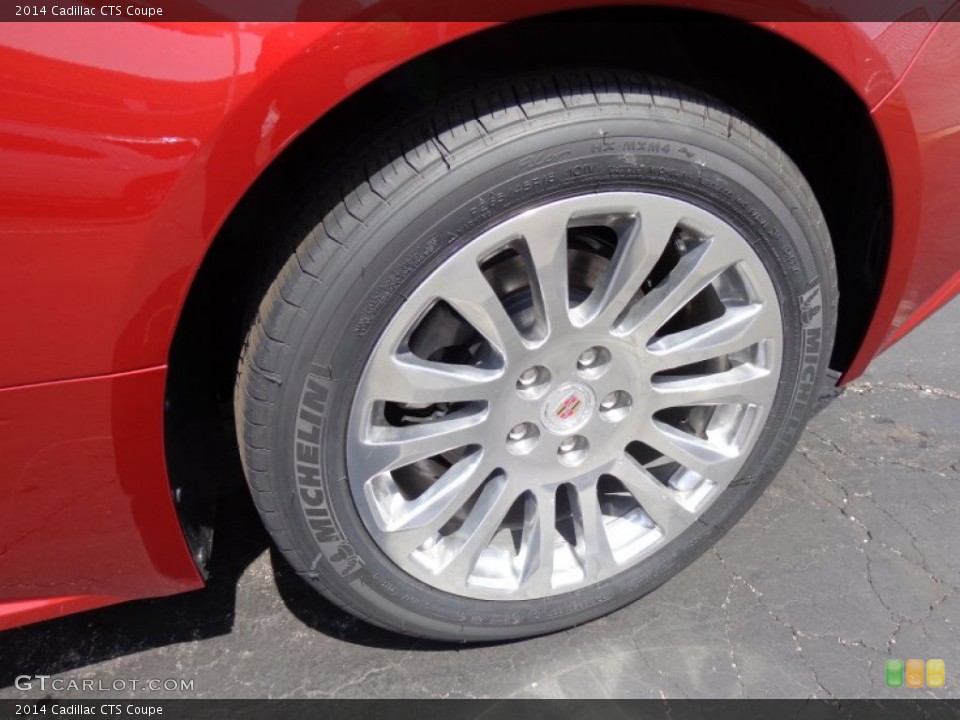2014 Cadillac CTS Coupe Wheel and Tire Photo #92568035