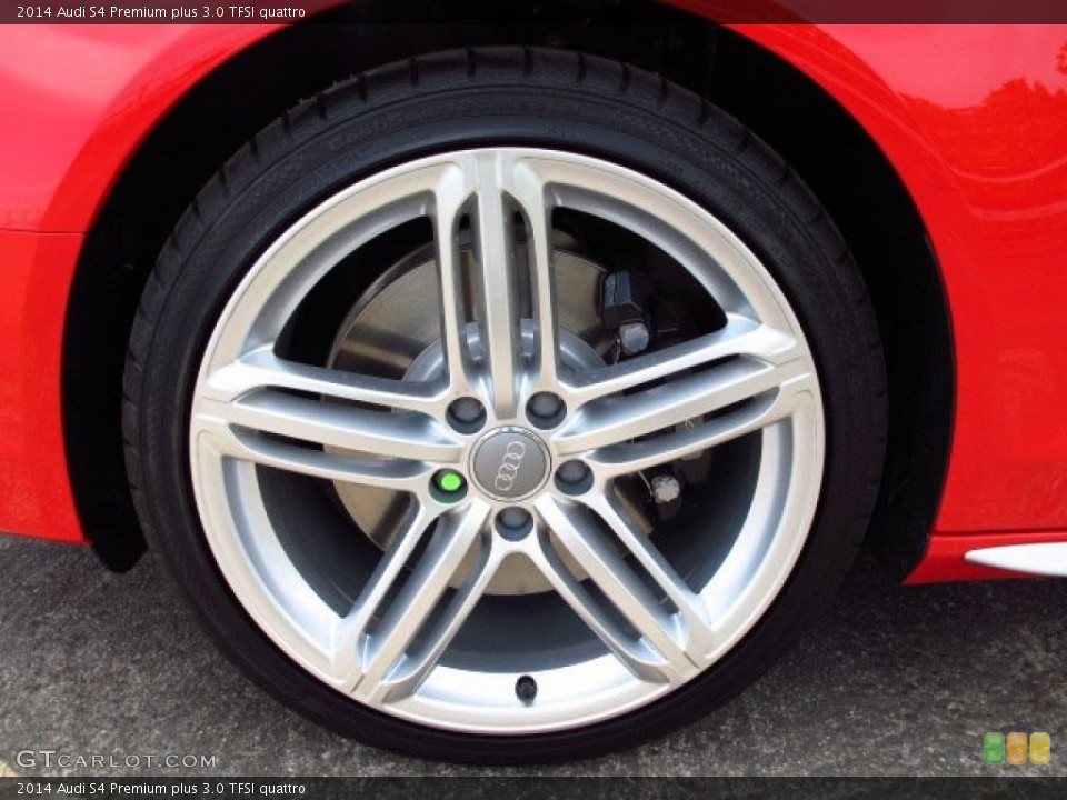 2014 Audi S4 Premium plus 3.0 TFSI quattro Wheel and Tire Photo #92583812
