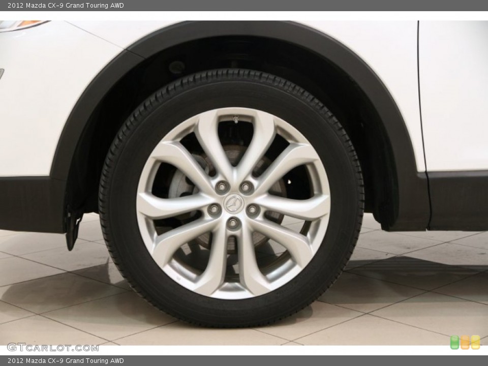 2012 Mazda CX-9 Grand Touring AWD Wheel and Tire Photo #92592950