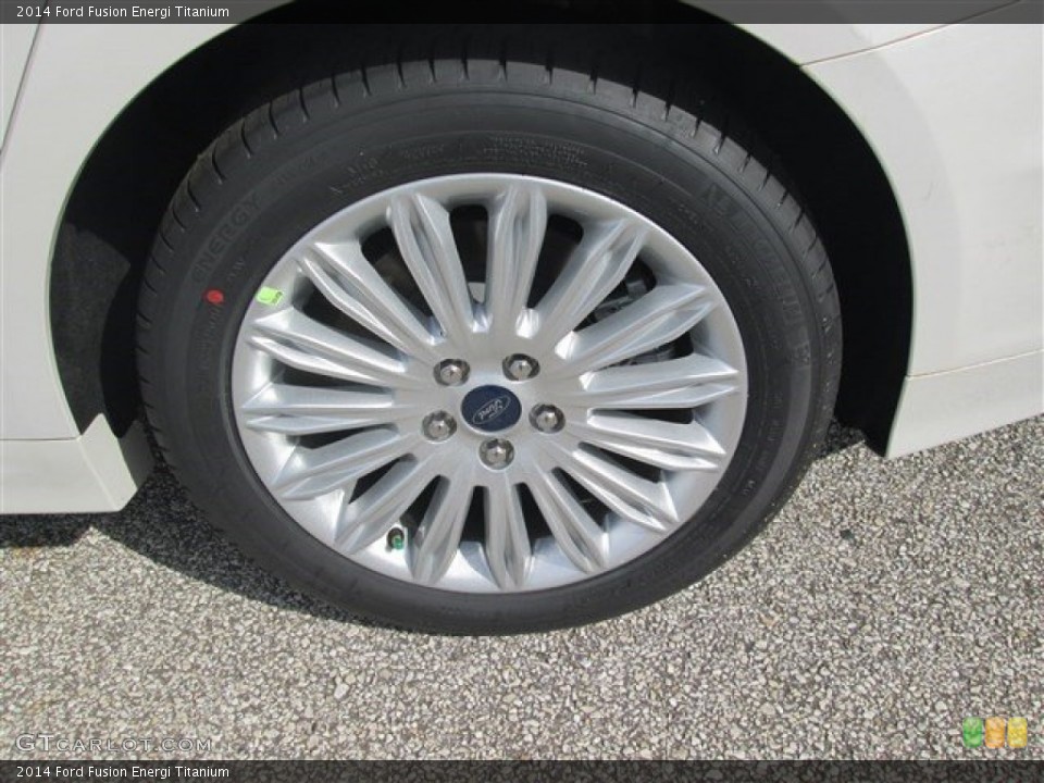 2014 Ford Fusion Energi Titanium Wheel and Tire Photo #92597102