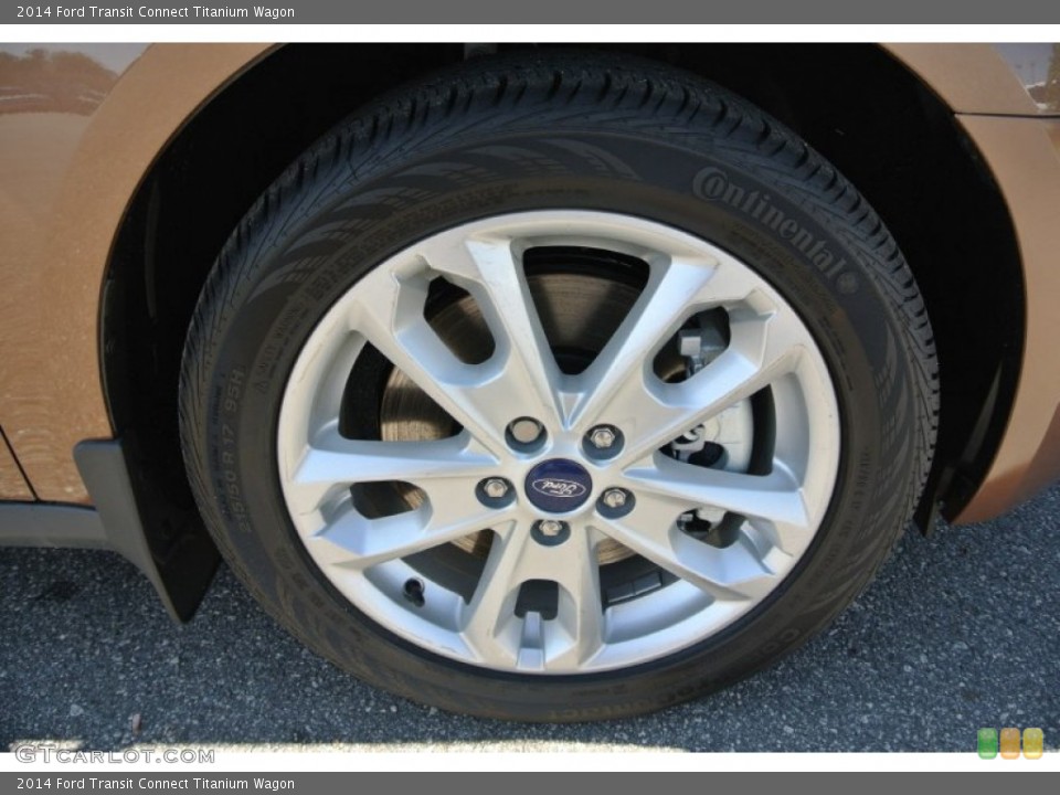 2014 Ford Transit Connect Titanium Wagon Wheel and Tire Photo #92600693