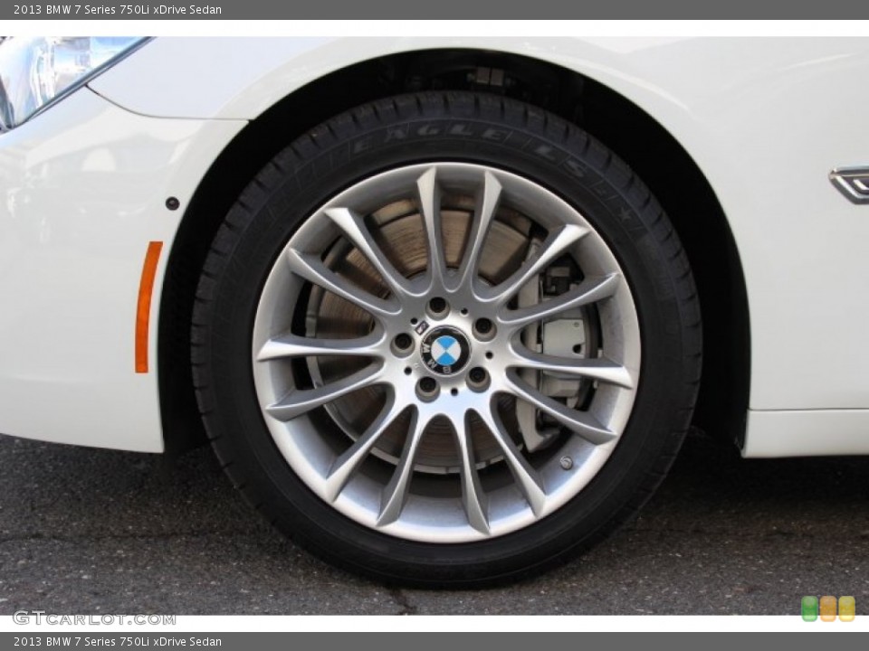 2013 BMW 7 Series 750Li xDrive Sedan Wheel and Tire Photo #92600708