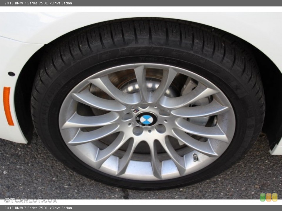 2013 BMW 7 Series 750Li xDrive Sedan Wheel and Tire Photo #92600726