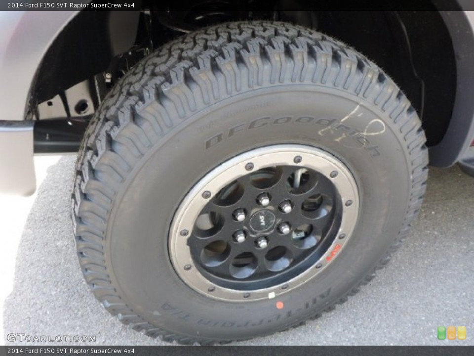 2014 Ford F150 SVT Raptor SuperCrew 4x4 Wheel and Tire Photo #92607425