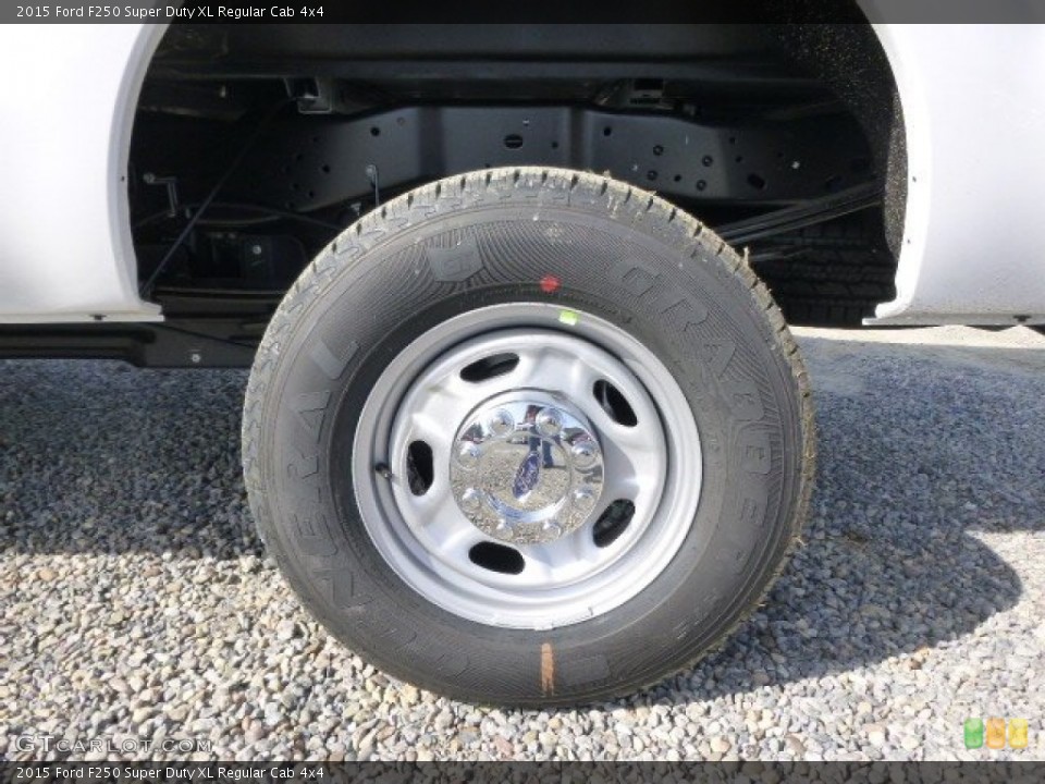2015 Ford F250 Super Duty XL Regular Cab 4x4 Wheel and Tire Photo #92609366