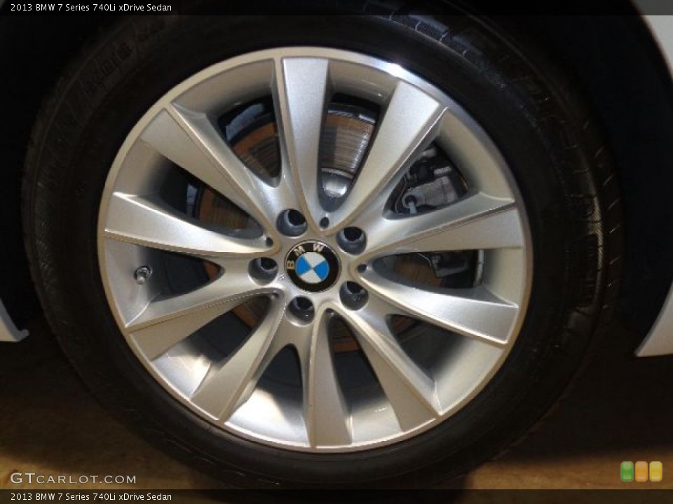 2013 BMW 7 Series 740Li xDrive Sedan Wheel and Tire Photo #92612615