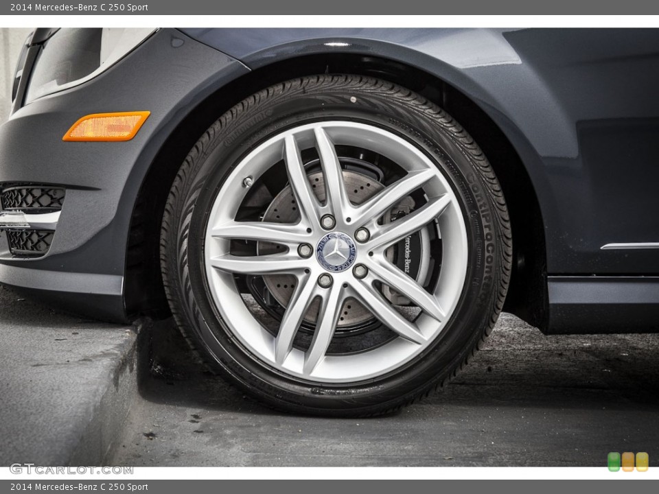 2014 Mercedes-Benz C 250 Sport Wheel and Tire Photo #92635940