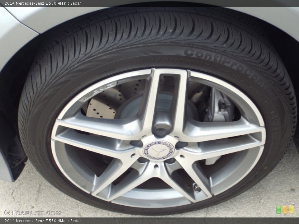 2014 Mercedes-Benz E 550 4Matic Sedan Wheel and Tire Photo #92636732