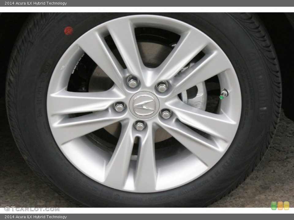2014 Acura ILX Hybrid Technology Wheel and Tire Photo #92643392