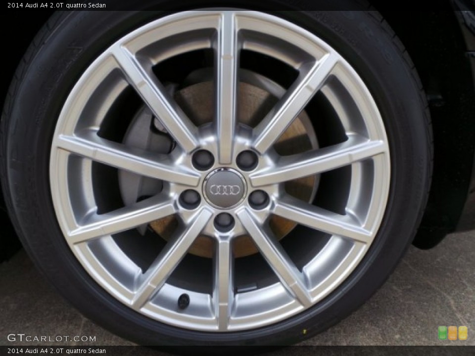 2014 Audi A4 2.0T quattro Sedan Wheel and Tire Photo #92661436