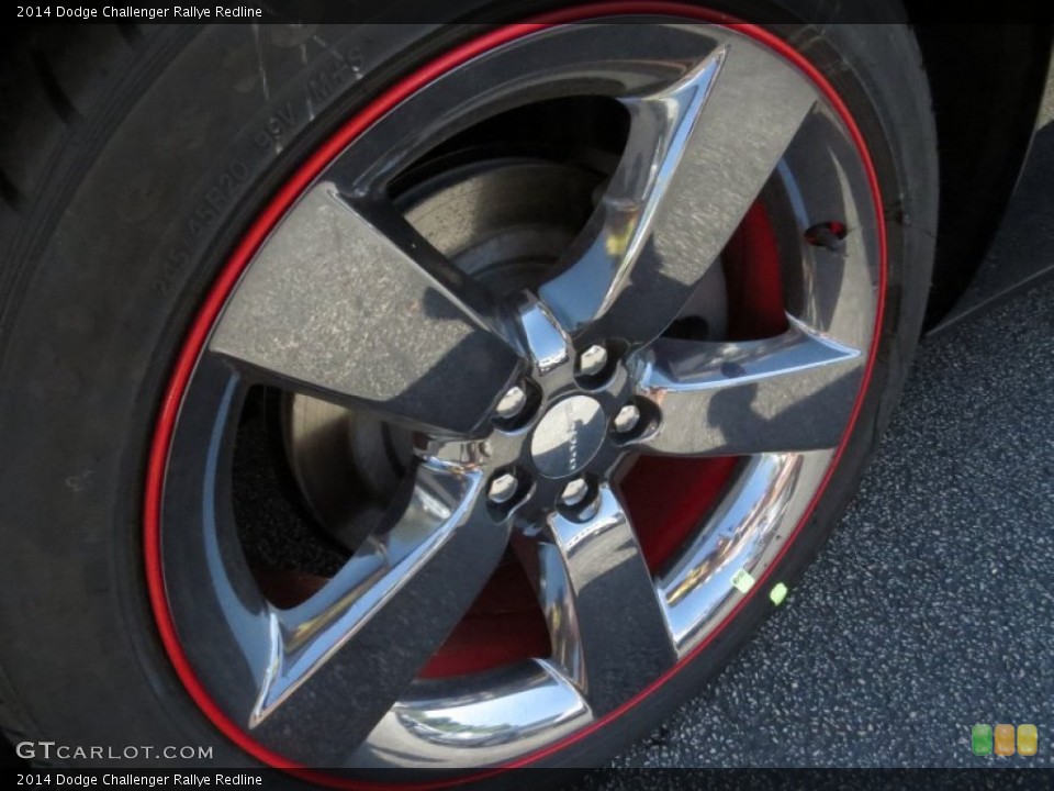 2014 Dodge Challenger Rallye Redline Wheel and Tire Photo #92673490