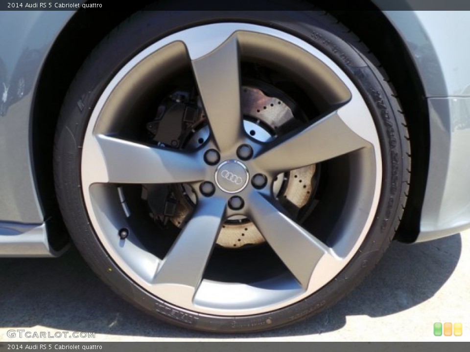 2014 Audi RS 5 Cabriolet quattro Wheel and Tire Photo #92694593